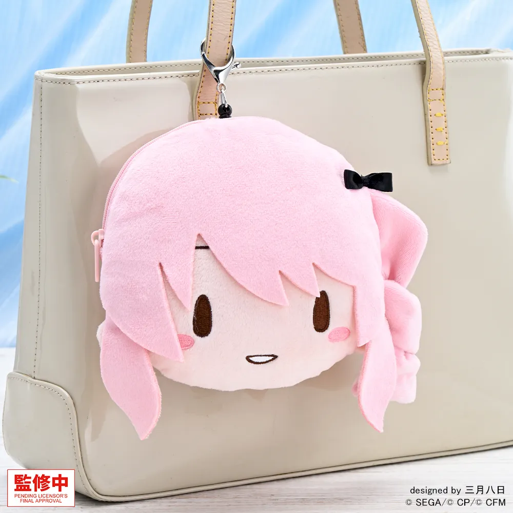 ふわぷち リール付きフェイスポーチ 暁山瑞希