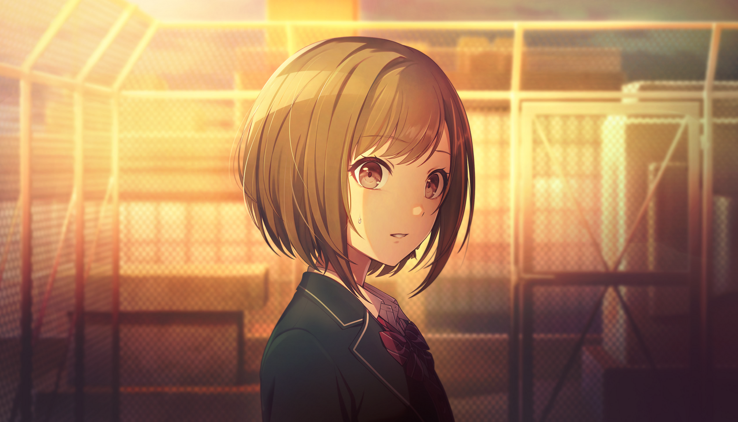 痛いほどの夕暮れの中 特訓前