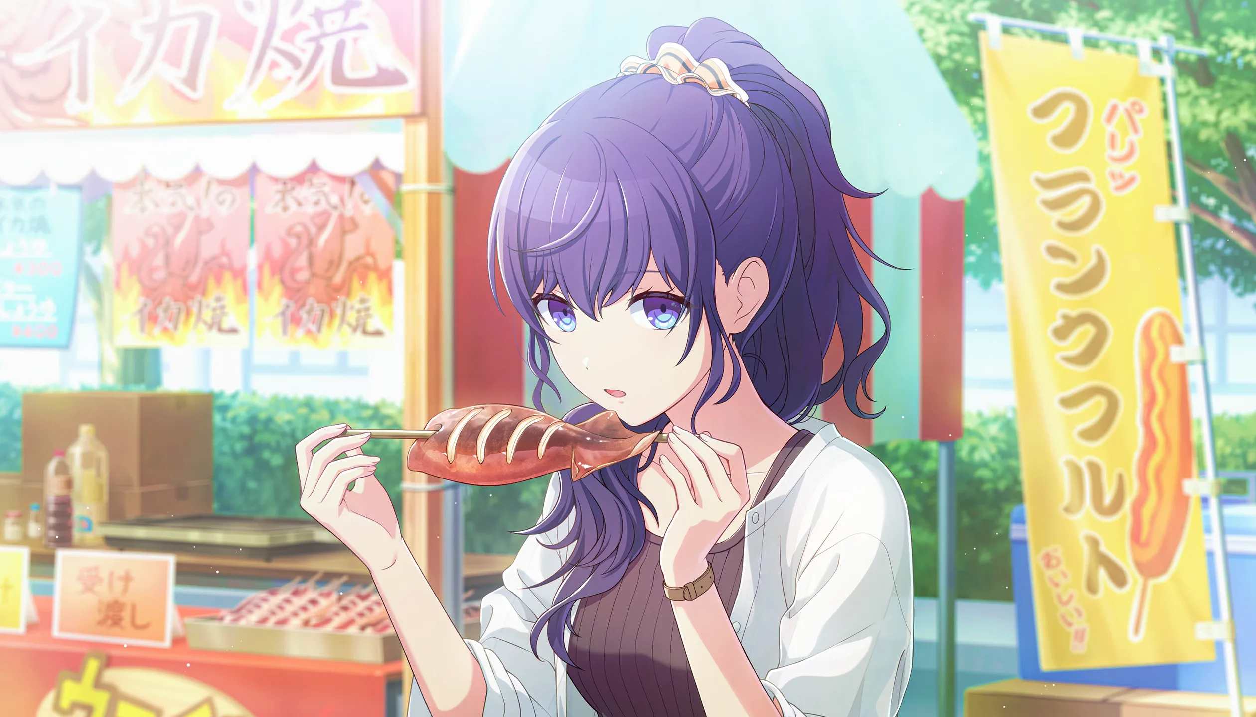 本気のイカ焼きを味わって 特訓前